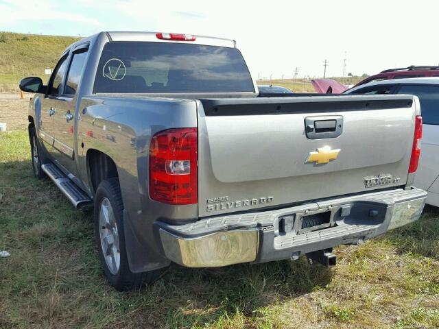 3GCPCSE06CG267251 - 2012 CHEVROLET SILVERADO SILVER photo 3