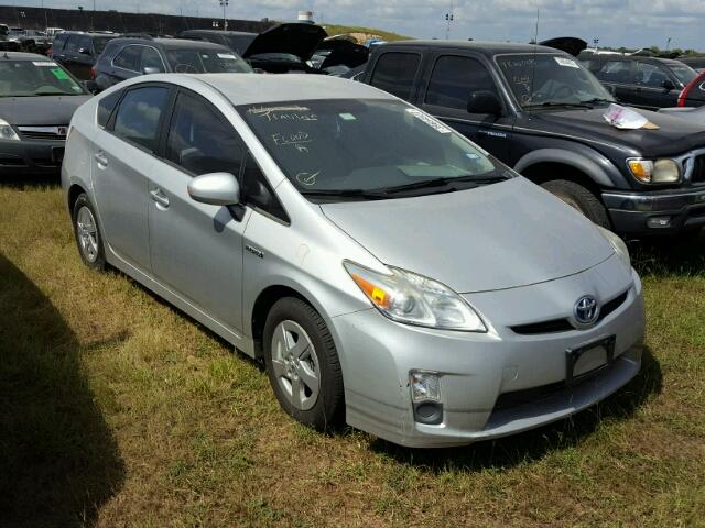 JTDKN3DU7B0258737 - 2011 TOYOTA PRIUS SILVER photo 1