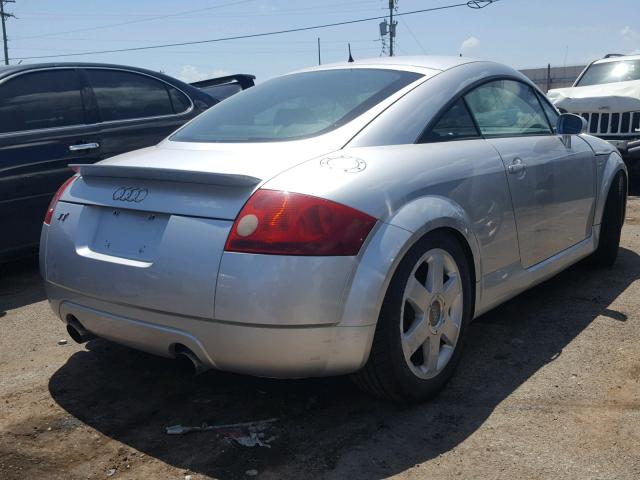 TRUWT28N711001015 - 2001 AUDI TT QUATTRO SILVER photo 4