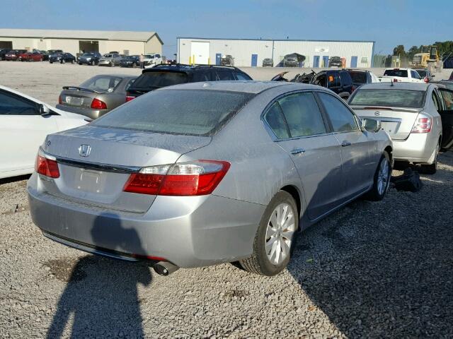 1HGCR2F87DA147946 - 2013 HONDA ACCORD EXL SILVER photo 4