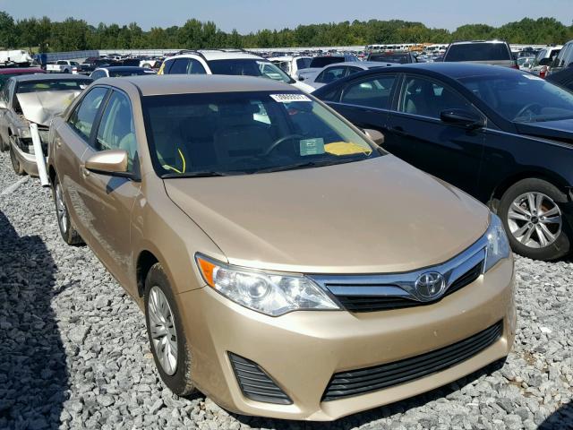 4T1BF1FK2CU009071 - 2012 TOYOTA CAMRY BASE BEIGE photo 1