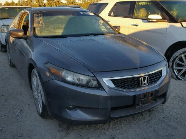 1HGCS22849A000341 - 2009 HONDA ACCORD EXL GRAY photo 1