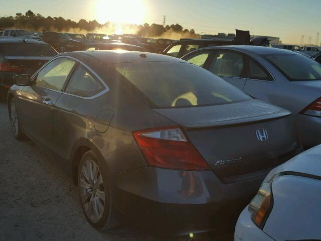 1HGCS22849A000341 - 2009 HONDA ACCORD EXL GRAY photo 3