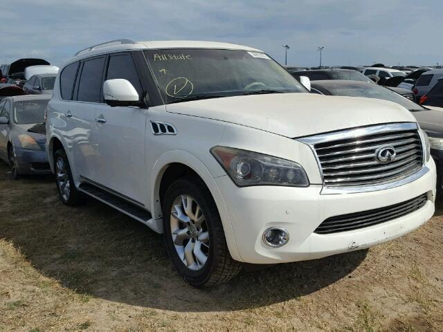 JN8AZ2NF6B9500055 - 2011 INFINITI QX56 WHITE photo 1