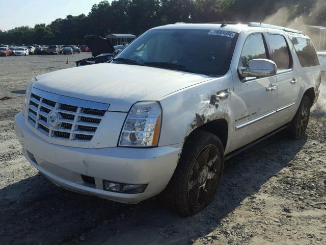 1GYFC26229R155979 - 2009 CADILLAC ESCALADE E WHITE photo 2