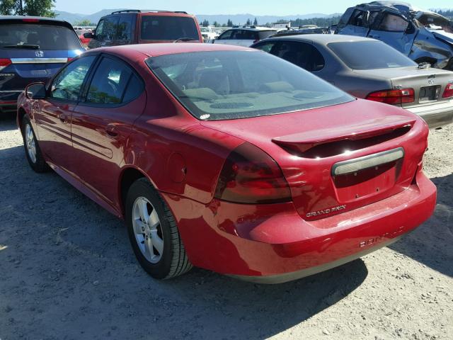 2G2WP552481147648 - 2008 PONTIAC GRAND PRIX RED photo 3