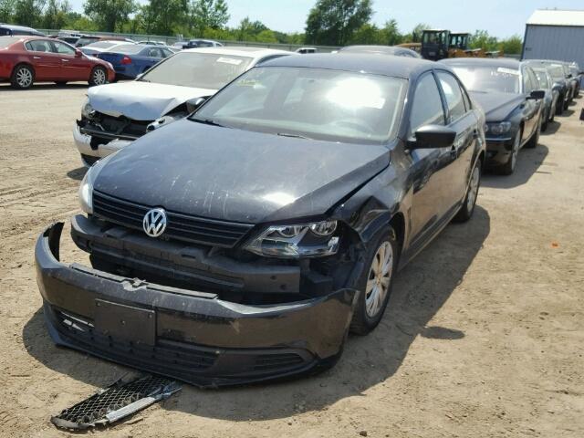 3VW2K7AJ8BM331778 - 2011 VOLKSWAGEN JETTA BASE Սև լուսանկար 2