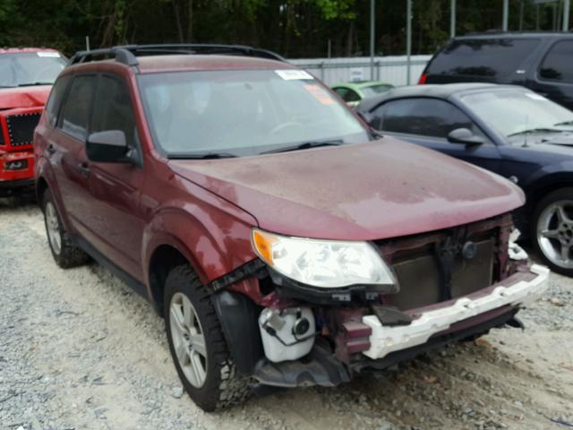 JF2SH6BC9AG801306 - 2010 SUBARU FORESTER X RED photo 1