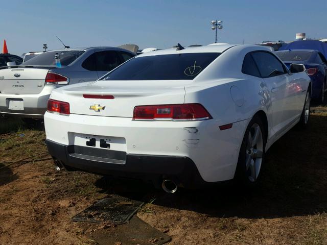 2G1FC1E3XE9303061 - 2014 CHEVROLET CAMARO WHITE photo 4