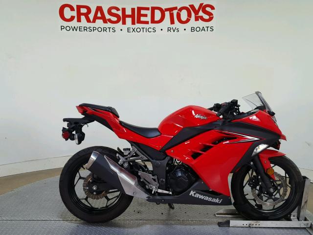 JKAEX8A17GDA26733 - 2016 KAWASAKI EX300 A RED photo 1