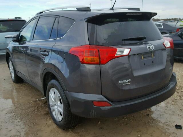 JTMZFREV7E5018620 - 2014 TOYOTA RAV4 GRAY photo 3