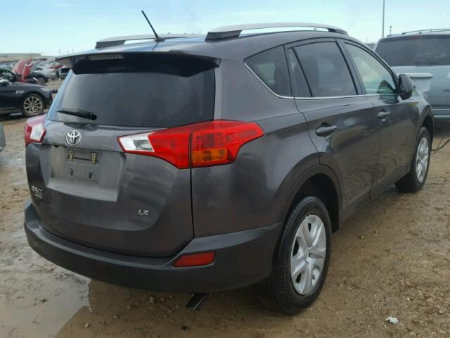 JTMZFREV7E5018620 - 2014 TOYOTA RAV4 GRAY photo 4