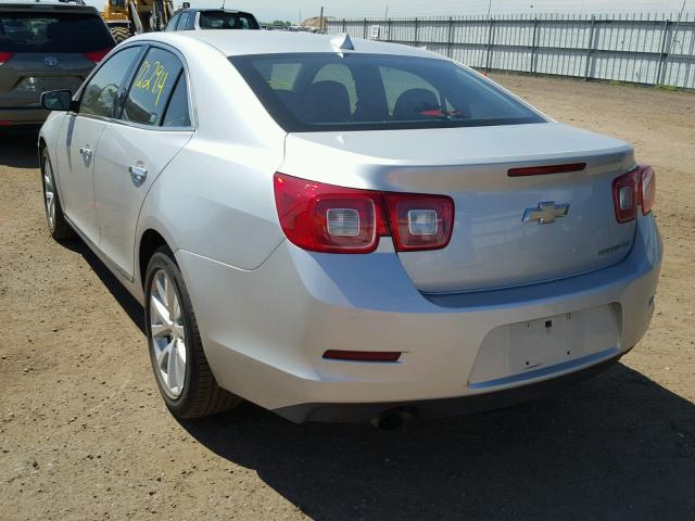 1G11H5SA9DF300342 - 2013 CHEVROLET MALIBU LTZ 银色 照片 3