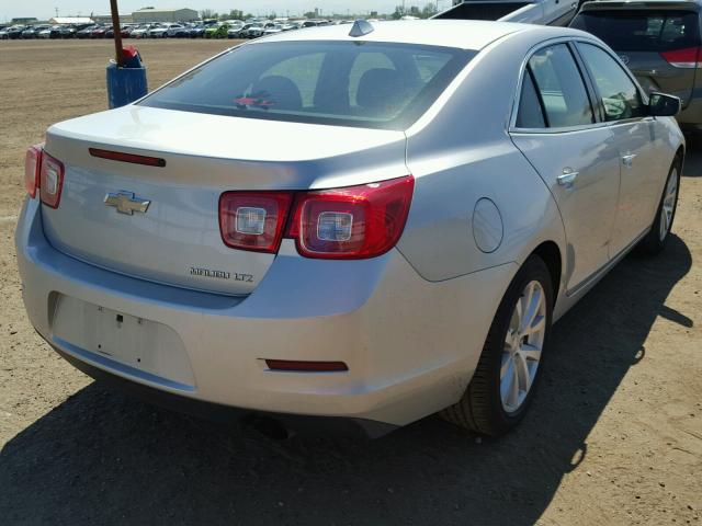 1G11H5SA9DF300342 - 2013 CHEVROLET MALIBU LTZ 银色 照片 4
