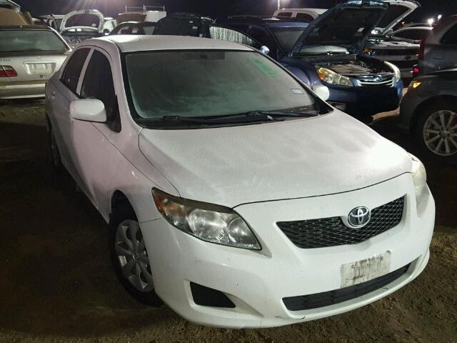 JTDBL40E59J031304 - 2009 TOYOTA COROLLA BA WHITE photo 1