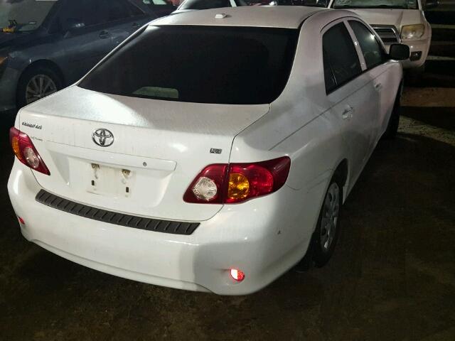 JTDBL40E59J031304 - 2009 TOYOTA COROLLA BA WHITE photo 4