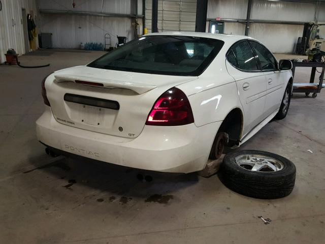 2G2WS522641357438 - 2004 PONTIAC GRAND PRIX Սպիտակ լուսանկար 4
