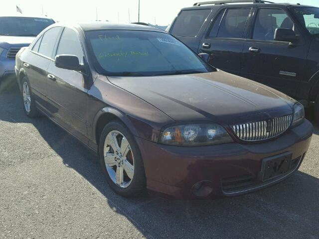 1LNFM87A16Y635956 - 2006 LINCOLN LS MAROON photo 1