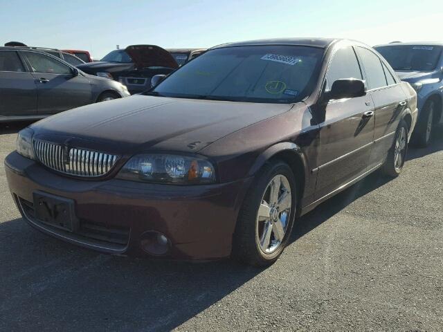 1LNFM87A16Y635956 - 2006 LINCOLN LS MAROON photo 2