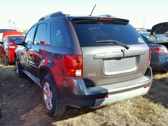 2CKDL63F676050195 - 2007 PONTIAC TORRENT GRAY photo 3