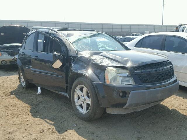 2CNDL73F856183658 - 2005 CHEVROLET EQUINOX LT BLACK photo 1