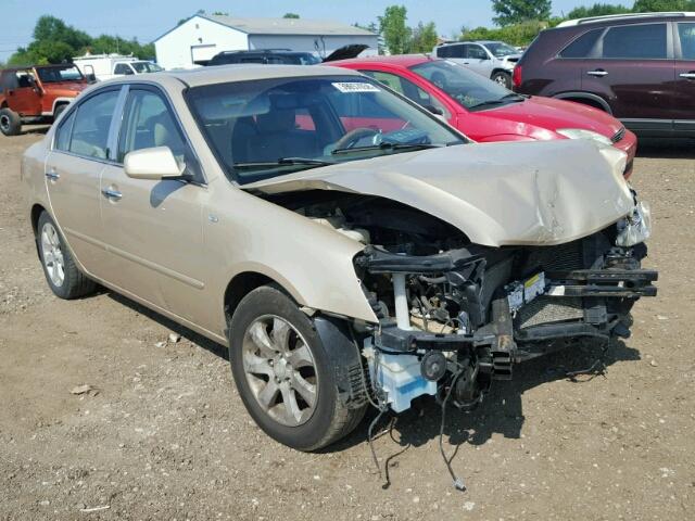 KNAGE123385211217 - 2008 KIA OPTIMA BEIGE photo 1