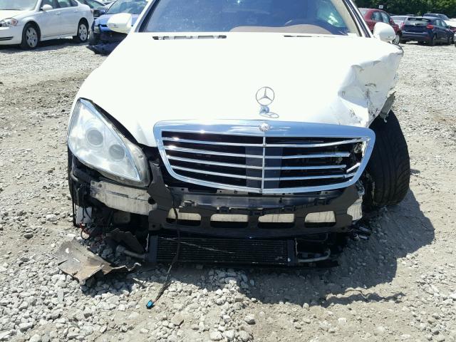 WDDNG77X59A244074 - 2009 MERCEDES-BENZ S 63 AMG WHITE photo 7