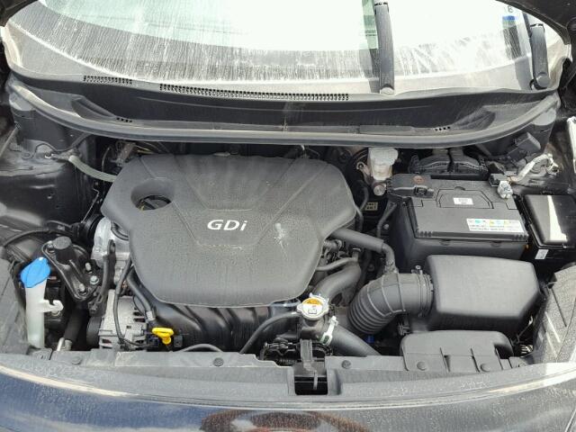 KNADM4A32F6516966 - 2015 KIA RIO LX BLACK photo 7