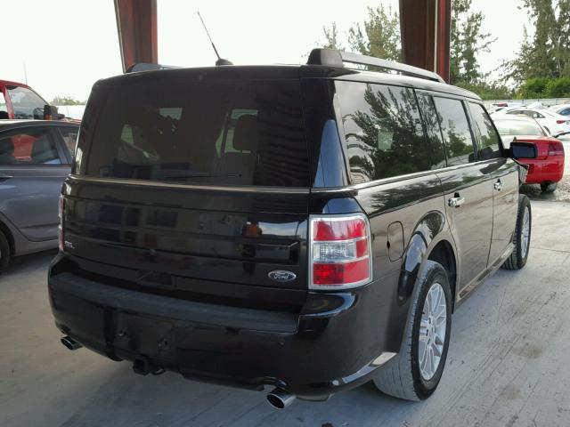 2FMGK5C82GBA08953 - 2016 FORD FLEX SEL BLACK photo 4