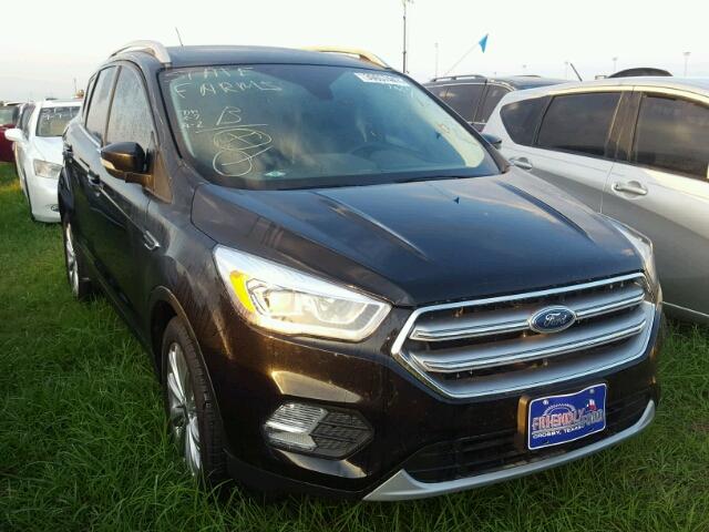 1FMCU0J96HUE07352 - 2017 FORD ESCAPE BLACK photo 1