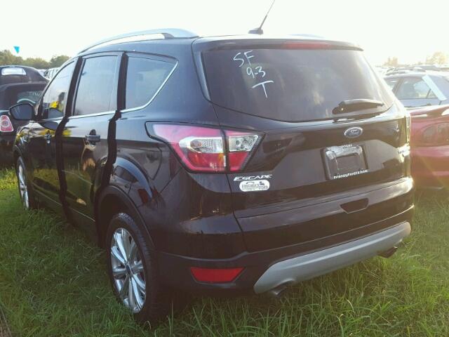 1FMCU0J96HUE07352 - 2017 FORD ESCAPE BLACK photo 3