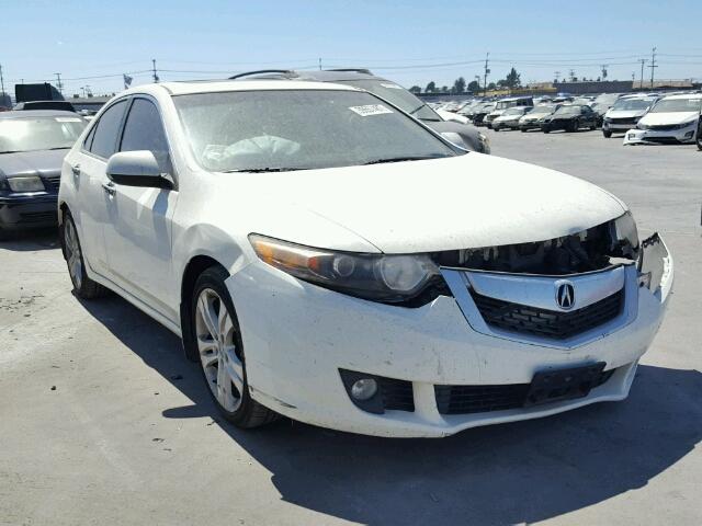 JH4CU4F63AC003090 - 2010 ACURA TSX WHITE photo 1