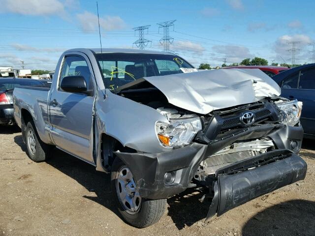 5TFNX4CN4CX013264 - 2012 TOYOTA TACOMA SILVER photo 1