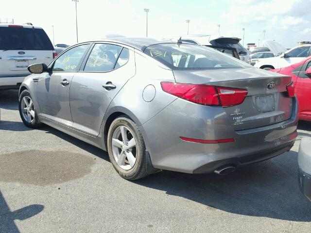 5XXGM4A71EG329740 - 2014 KIA OPTIMA GRAY photo 4