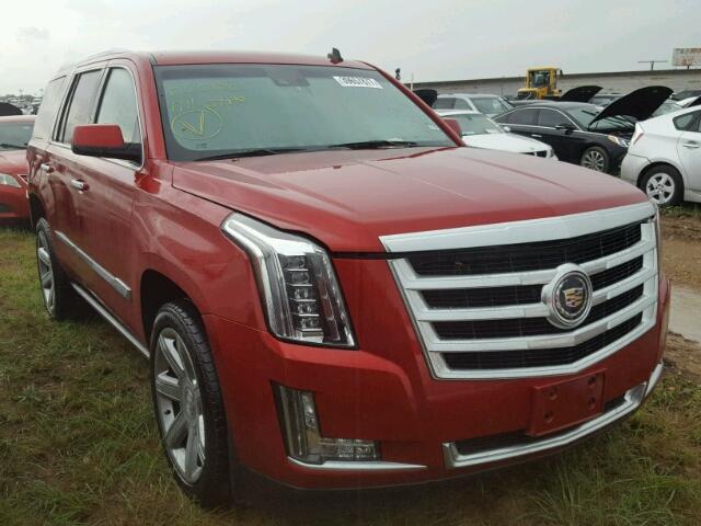 1GYS3CKJ6FR286135 - 2015 CADILLAC ESCALADE RED photo 1