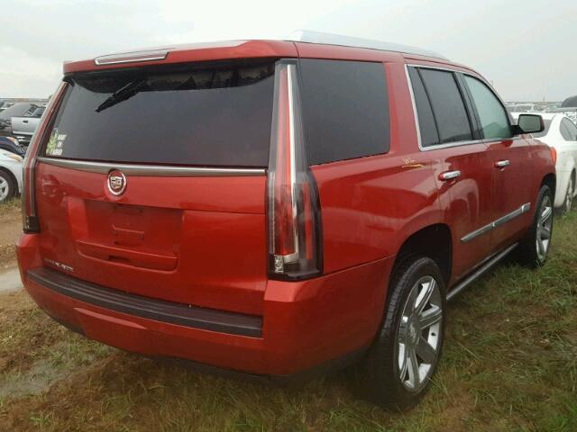 1GYS3CKJ6FR286135 - 2015 CADILLAC ESCALADE RED photo 4