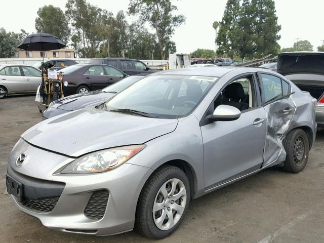 JM1BL1UP0D1791921 - 2013 MAZDA 3 I SILVER photo 2