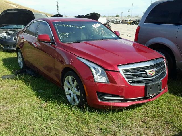 1G6AA5RA9G0124291 - 2016 CADILLAC ATS RED photo 1