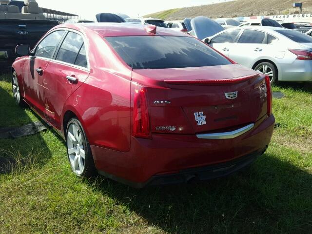 1G6AA5RA9G0124291 - 2016 CADILLAC ATS RED photo 3