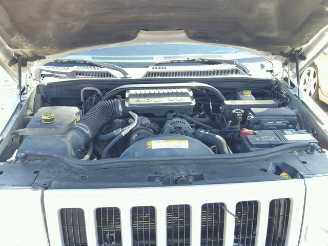 1J8HG48K76C273335 - 2006 JEEP COMMANDER SILVER photo 7