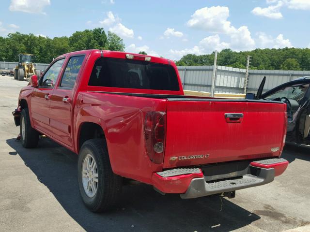1GCJTCDE5A8122245 - 2010 CHEVROLET COLORADO L RED photo 3