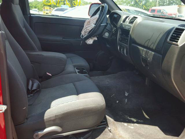 1GCJTCDE5A8122245 - 2010 CHEVROLET COLORADO L RED photo 5