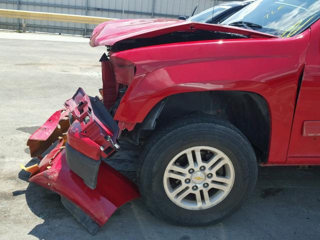 1GCJTCDE5A8122245 - 2010 CHEVROLET COLORADO L RED photo 9