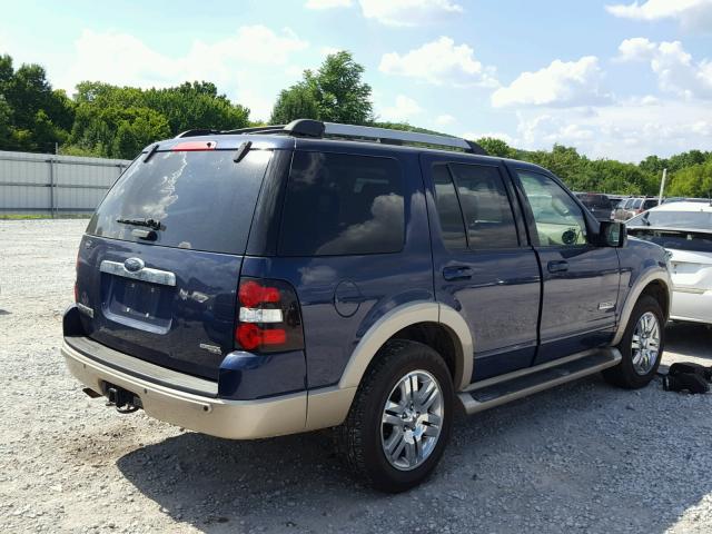 1FMEU74E16UA53974 - 2006 FORD EXPLORER E BLUE photo 4