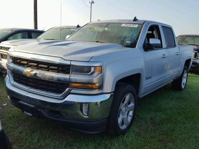 3GCUKREC2HG121462 - 2017 CHEVROLET SILVERADO SILVER photo 2