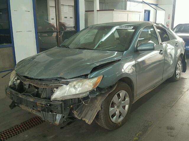 4T1BE46K08U748502 - 2008 TOYOTA CAMRY CE BLUE photo 2