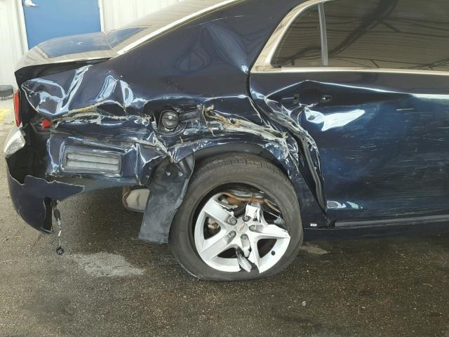 1G1ZB5E08CF243850 - 2012 CHEVROLET MALIBU LS BLUE photo 9