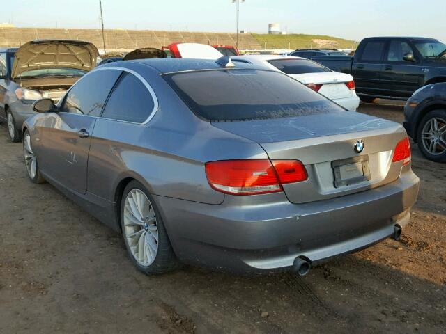 WBAWB73597PV80190 - 2007 BMW 335 I GRAY photo 3