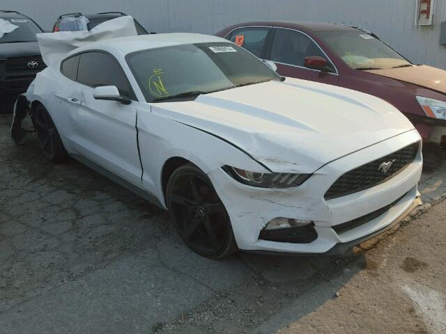 1FA6P8AM7F5376461 - 2015 FORD MUSTANG WHITE photo 1