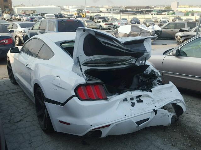 1FA6P8AM7F5376461 - 2015 FORD MUSTANG WHITE photo 3